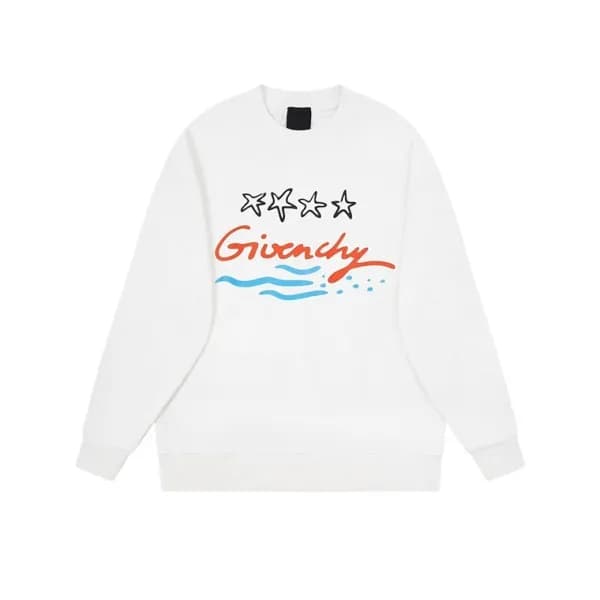 지방시 남성 캐쥬얼 화이트 맨투맨 - Givenchy Mens White Tshirts -… - 1