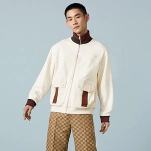 구찌 남성 캐쥬얼 화이트 자켓 - Gucci Mens White Jackets - fa31… - 1