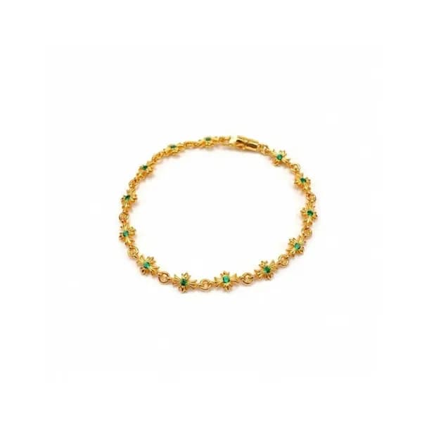 크롬하츠 남/녀 골드 팔찌 - Chrome Hearts Unisex Gold Bangle …