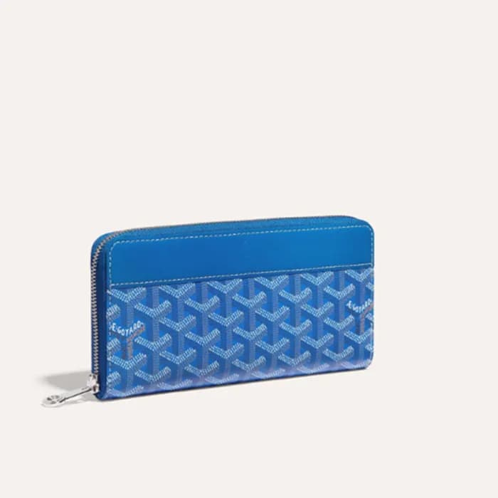 고야드 남/녀 마티뇽 블루 지갑 GM - Goyard Unisex Matignon Long… - 1