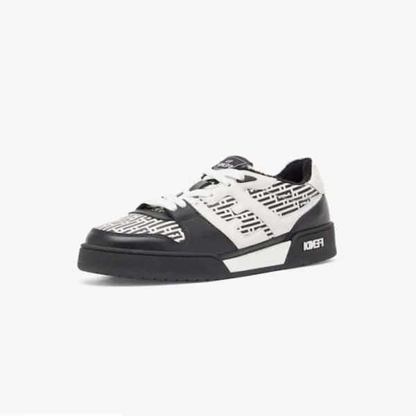펜디 남성 매치 블랙 로우탑 스니커즈 - Fendi Mens Black Sneakers -… - 1