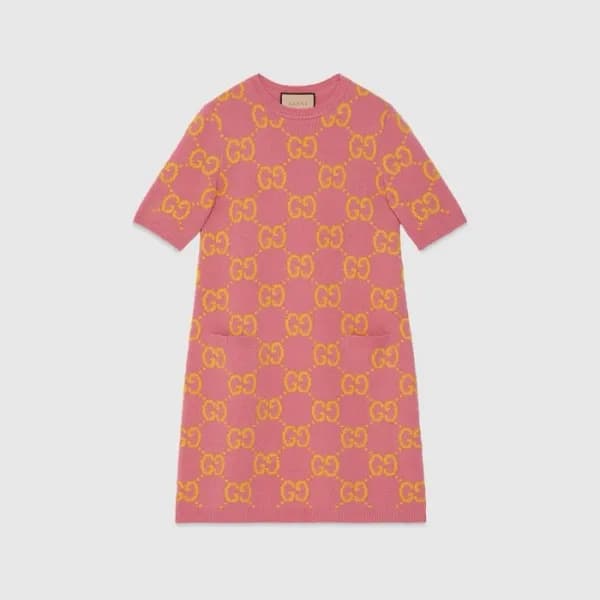 구찌 여성 핑크 원피스 - Gucci Womens Pink One-pieces - guc9… - 1