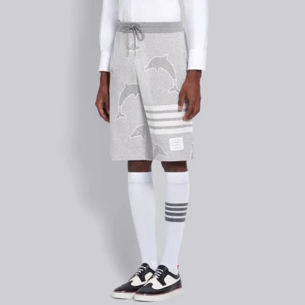 톰브라운 남성 클래식 반바지 - Thom Browne Mens Classic Half-pa… - 1