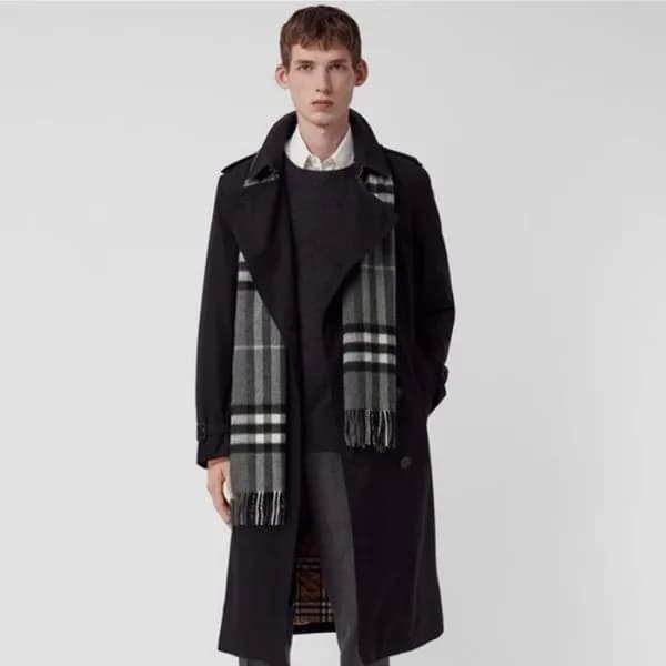 버버리 남/녀 클래식 머플러 - Burberry Unisex Classic Muffler … - 1