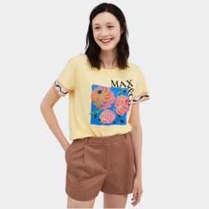 막스앤코 여성 크루넥 반팔티 - Max&Co Womens Round Tshirts - ma…