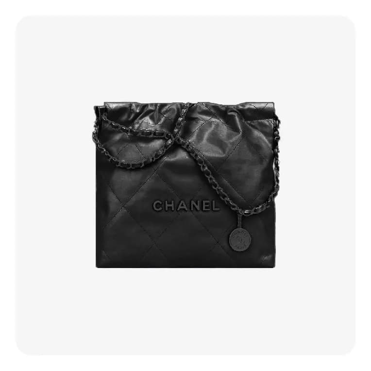 샤넬 22백 스몰 블랙 흑장- Chane 22 Bag Small Bag - ch2712z - 1