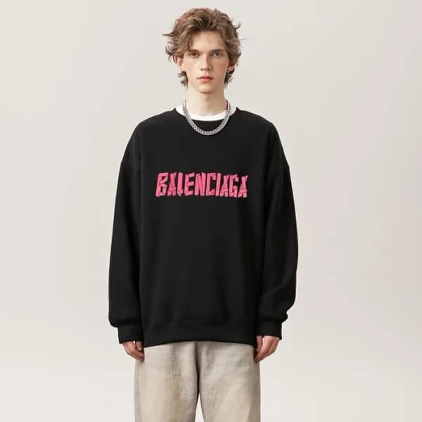 발렌시아가 남성 라운드 맨투맨 - Balenciaga Mens Round Tshirt - … - 1