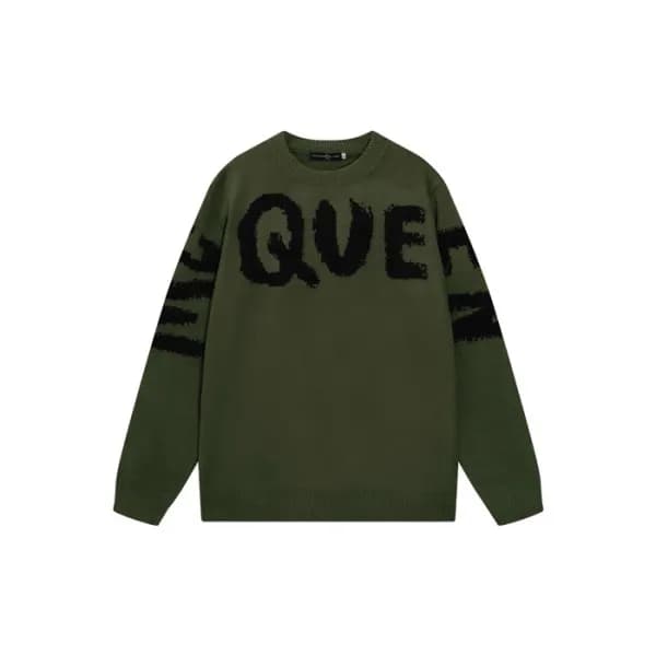 알렉산더 맥퀸 남성 크루넥 스웨터 - Alexander McQueen Mens Crewne… - 1