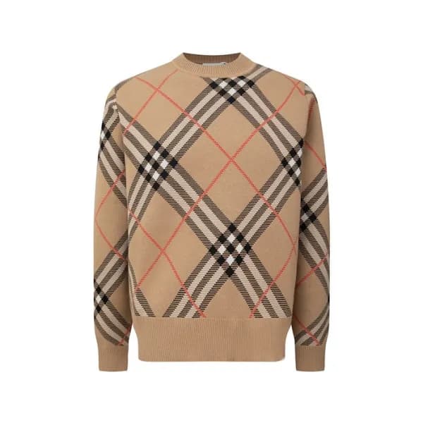 버버리 남성 라운드 스웨터 - Burberry Mens Round Sweater - buc… - 1