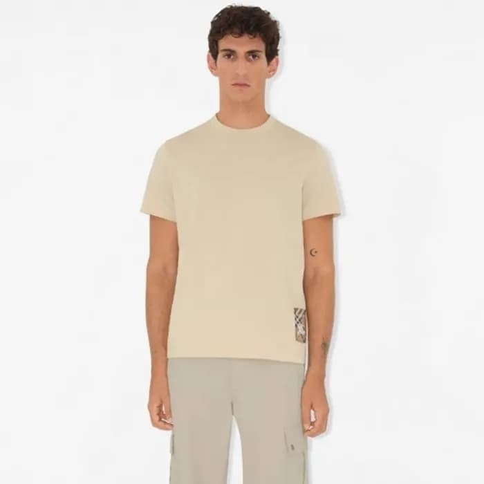 버버리 남성 라운드 반팔 티셔츠 - Burberry Mens Round Tshirt - b… - 1
