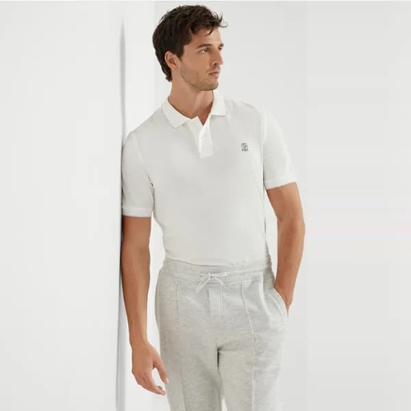 브루넬로쿠치넬리 남성 폴로 티셔츠 - Brunello Cucinelli Mens Polo … - 1