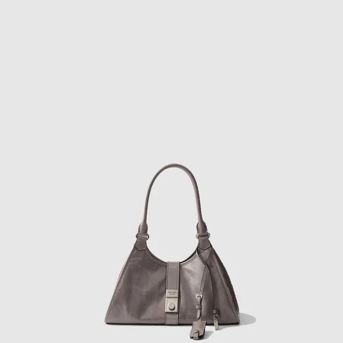 프라다 여성 미디엄 가죽 토트백 1BG563 - Prada Womens Trapeze Si… - 1