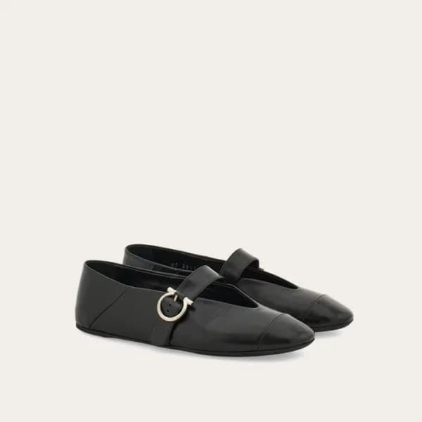 페라가모 여성 간치니 발레리나 플랫 슈즈 - Salvatore Ferragamo Women… - 1