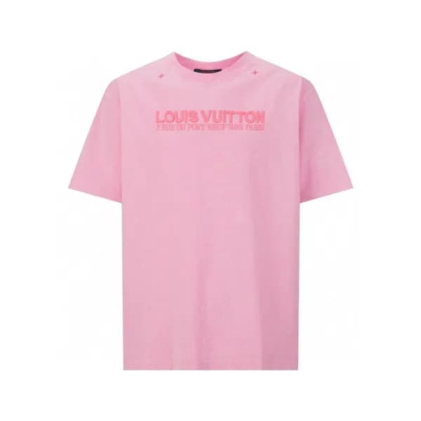 루이비통 남성 라운드 반팔 티셔츠 - Louis vuitton Mens Round Tshi… - 1