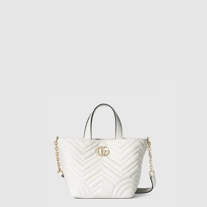 구찌 여성 GG 마몽 미디엄 토트백 - Gucci Womens GG Marmont Medi… - 1