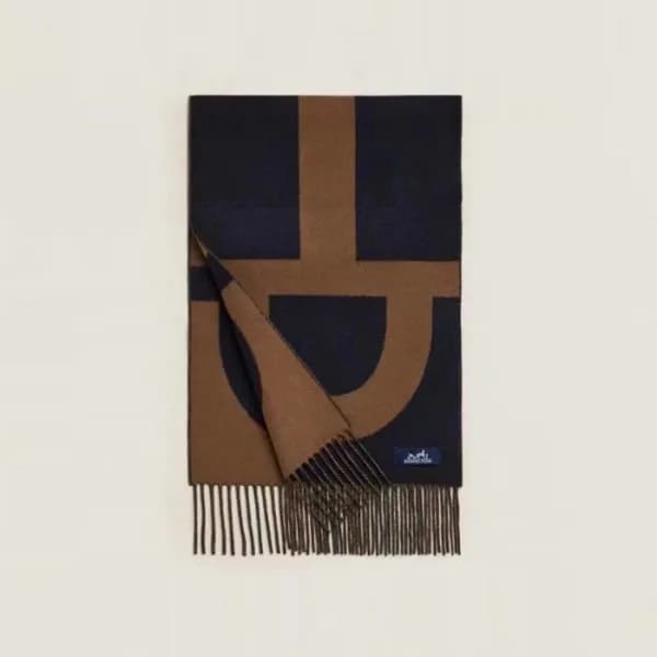 에르메스 남/녀 클래식 머플러 - Hermes Unisex Classic Muffler -… - 1