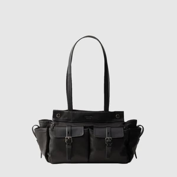 프라다 여성 루트 미디엄 가죽 토트백 - Prada Womens Root Medium Le… - 1