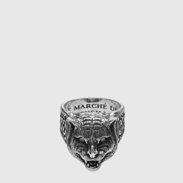 구찌 남성 골드 반지 - Gucci Mens Gold Ring - acc7616x - 1