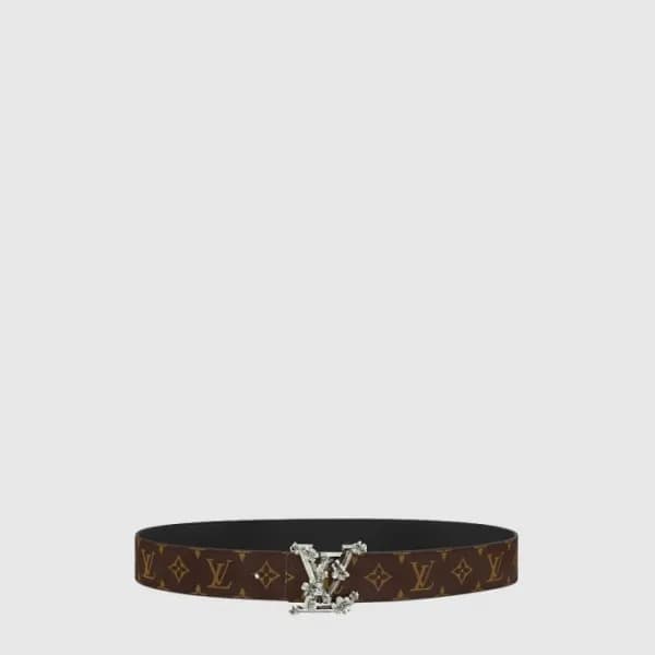 루이비통 남성 파이러미드 플라워 양면 벨트 - Louis vuitton Mens Pyram… - 1