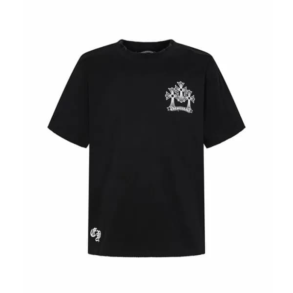 크롬하츠 남성 라운드 반팔티 - Chrom Hearts Mens Round Tshirt -… - 1