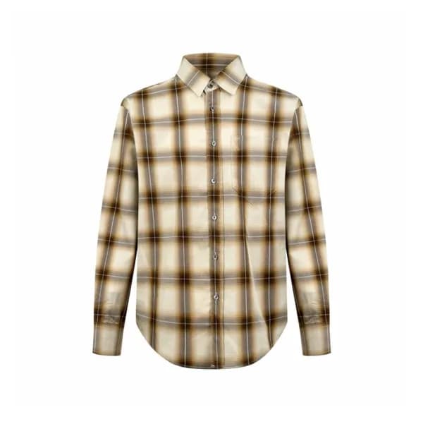 아미 남성 파리 자수 셔츠 - Ami Mens Paris Embroidered Shirt - amc16364x