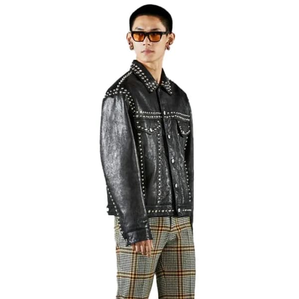 구찌 남성 가죽 자켓 - Gucci Mens Leather Jacket - guc16734x - 1