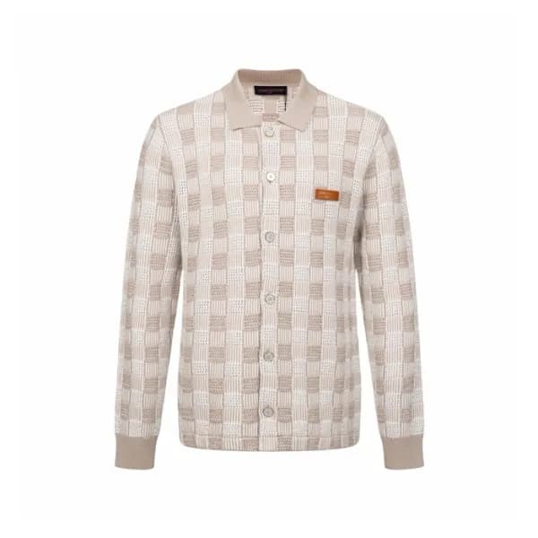 루이비통 남성 폴로 가디건 - Louis vuitton Mens Polo Cardigan - lvc16747x - 1
