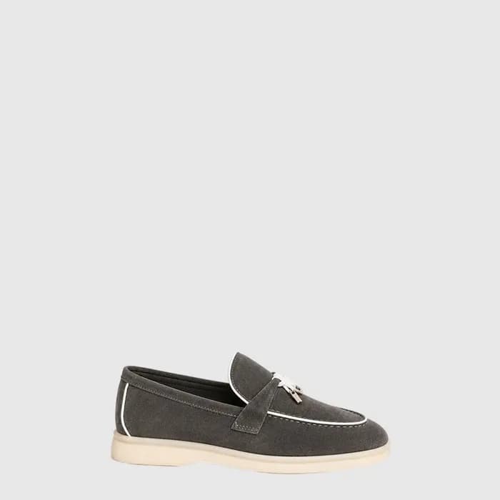 로로피아나 여성 썸머 참스 워크 로퍼 - Loro Piana Womens Summer Charms Work Loafer - los14718x - 1