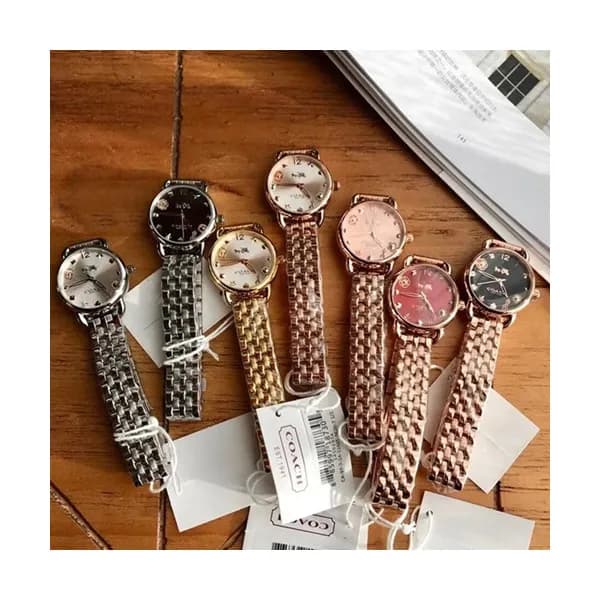 COACH LADIES QUARTZ - 코치 레이디스 쿼츠,5색(실버+화이트,실버+블랙,… - 1