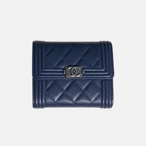2018/19 Chanel Boy Lambskin Small wallet A84073 - … - 1