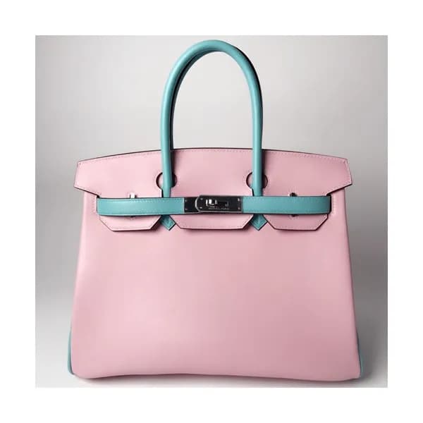 Hermes Birkin Swift Leather Tote Shoulder Bag ,30c… - 1