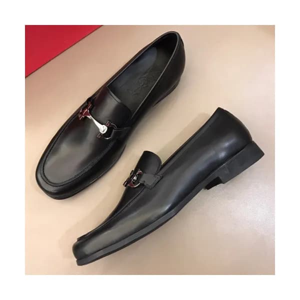 Ferragamo 2018 Mens U-tip Leather Loafer - 페레가모 남성… - 1