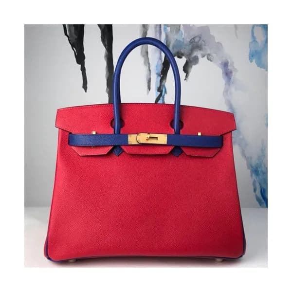 Hermes Birkin Epsom Leather Tote Shoulder Bag ,30c… - 1