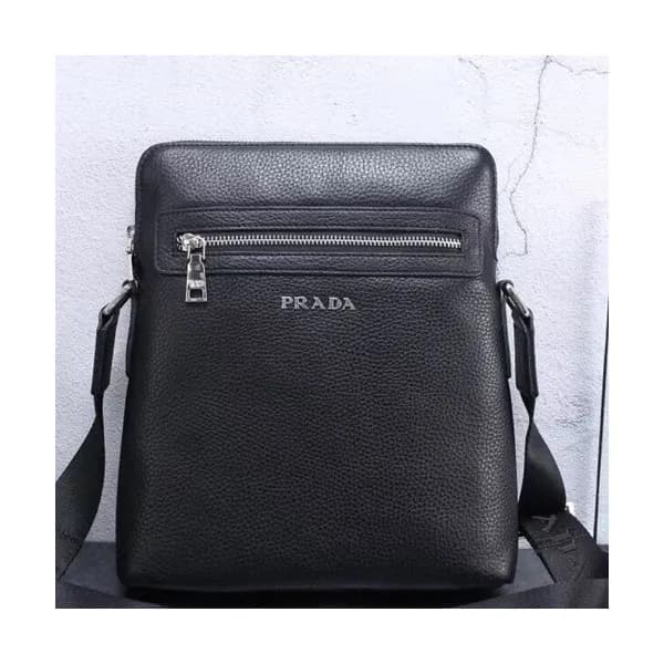 Prada Leather Shoulder Bag,25CM - 프라다 레더 남성용 숄더백,P… - 1