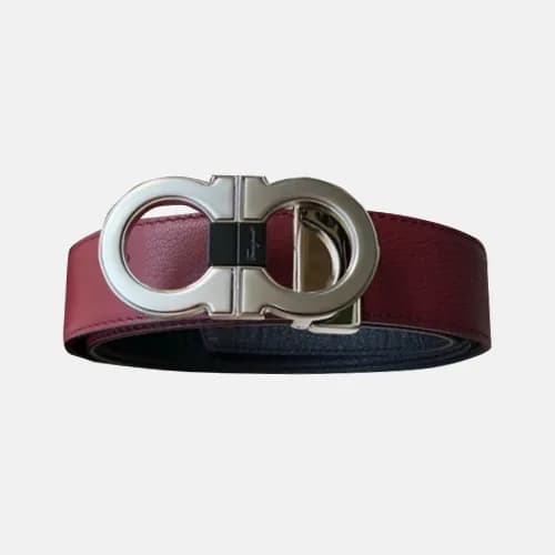 Salvatore Ferragamo 2019 MM/WM Gancio Leather Belt… - 1