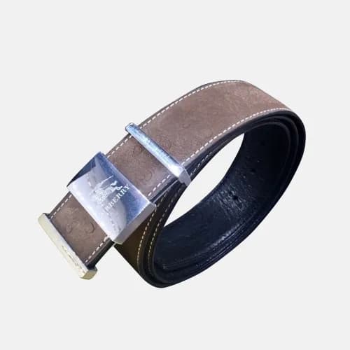Burberry 2019 Mens Box Logo Business Leather Belt … - 1