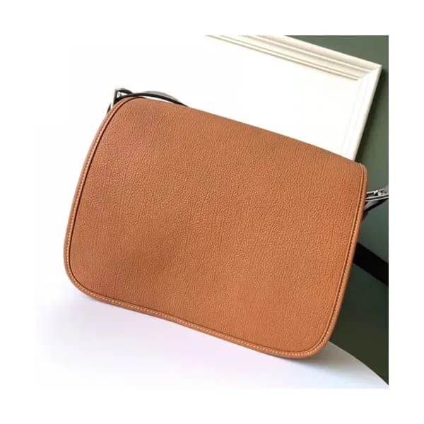 Hermes Barda Leather Messenger Shoulder Bag ,29cm … - 1