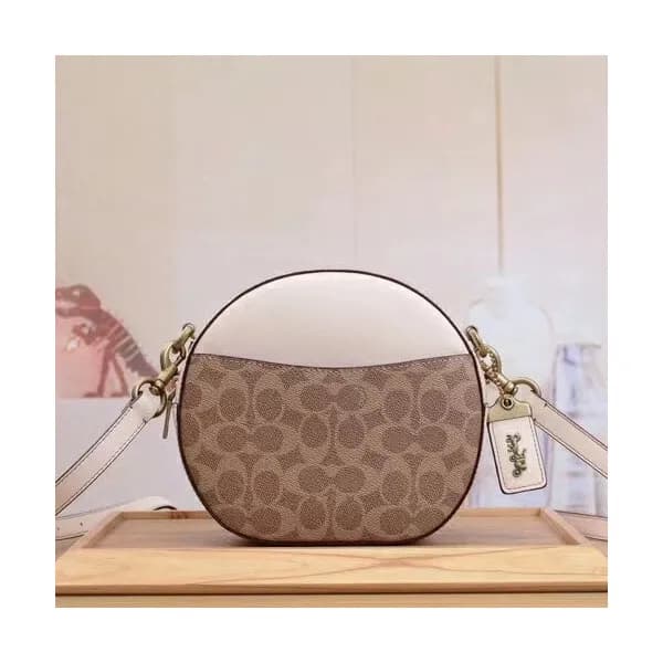Coach 2019 Leather&PVC Trail Shoulder Bag,20cm - 코… - 1