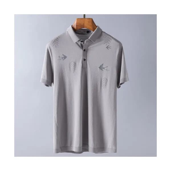 Alexander Mcqueen 2019 Mens Embroidery Cotton Shor… - 1