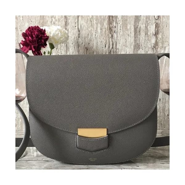 Celine Leather Trotteur Large Shoulder Bag,23CM - … - 1