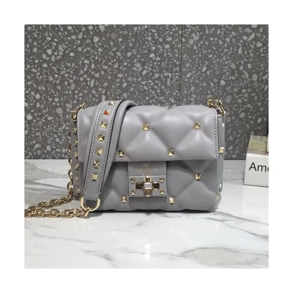 Valentino 2019 Leather Garavani CandyStud Mini Cha… - 1