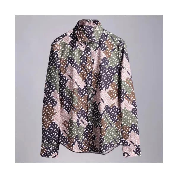 [매장판]Burberry 2019 Mens Logo Slim Fit Silk Tshirt … - 1