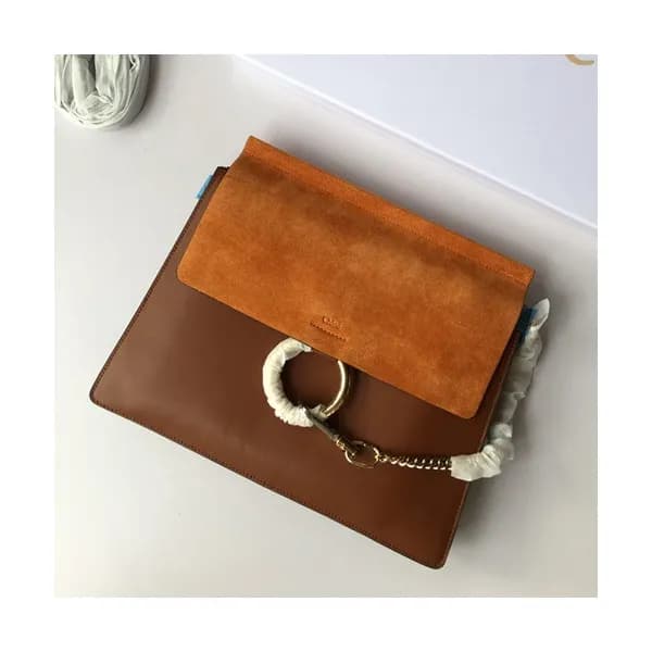 Chole 2019 Faye Leather Shoulder Bag, 32cm - 끌로에 … - 1