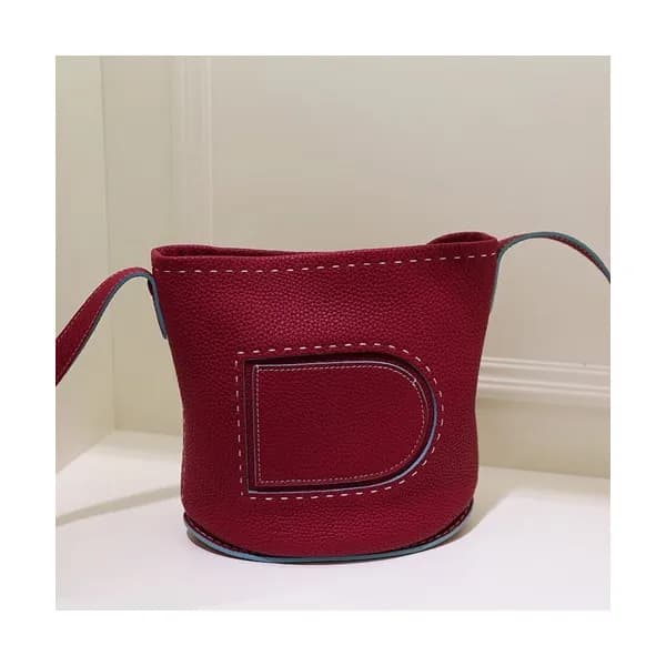 Delvaux 2019 Pin Leather Shoulder Bag,20CM - 델보 20… - 1