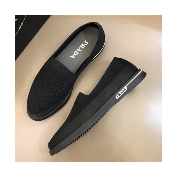 Prada 2019 Mens Business Casual Logo Slip-on - 프라다… - 1
