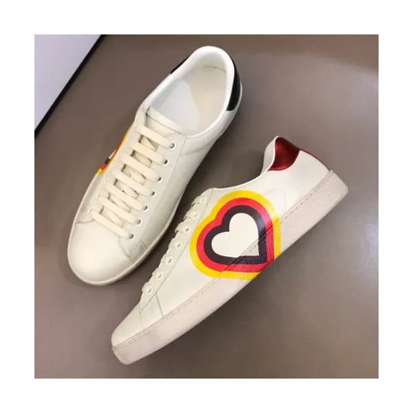 Gucci 2019 Mens GG Logo Leather Sneakers - 구찌 남성 G… - 1