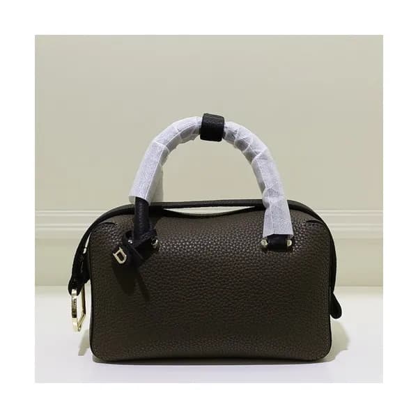 Delvaux 2019 Cool Box Leather Tote Shoulder Bag,23… - 1