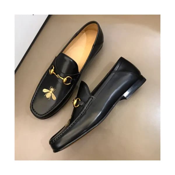 [미러급]Gucci 2019 Mens Business Horsbit Honeybee Lea… - 1
