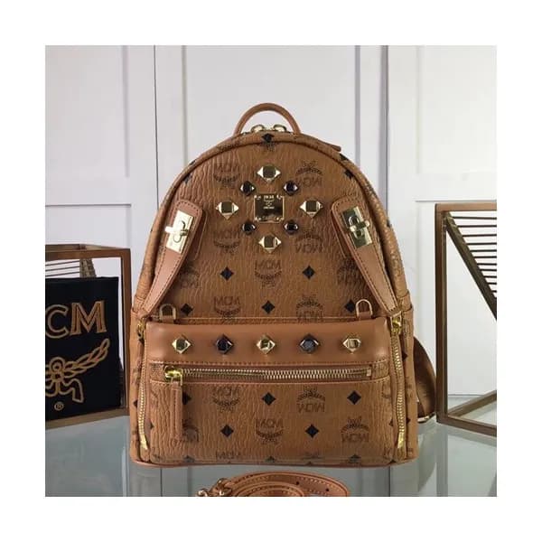 MCM 2019 Dual Stark Visetos Back Pack,26/34cm - 엠씨… - 1