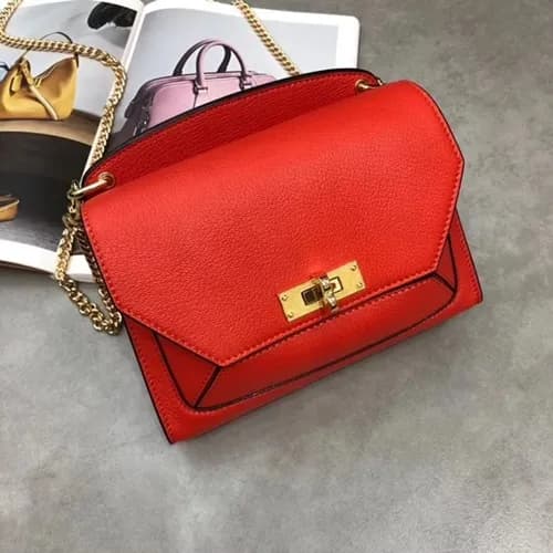 Bally 2019 Suzy Leather Chain Shoulder Cross Bag,2… - 1